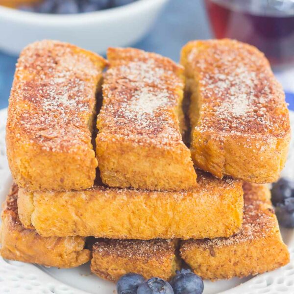 Baked Cinnamon Sugar French Toast Sticks Pumpkin 'N Spice