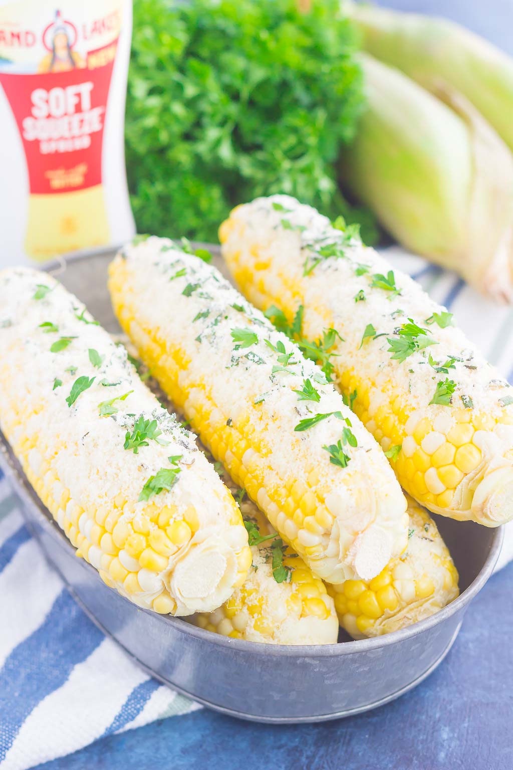 Parmesan Herb Corn on the Cob Pumpkin 'N Spice