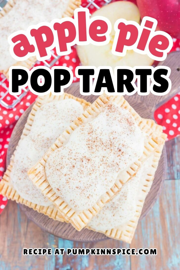 Pinterest pins for apple pie pop tarts
