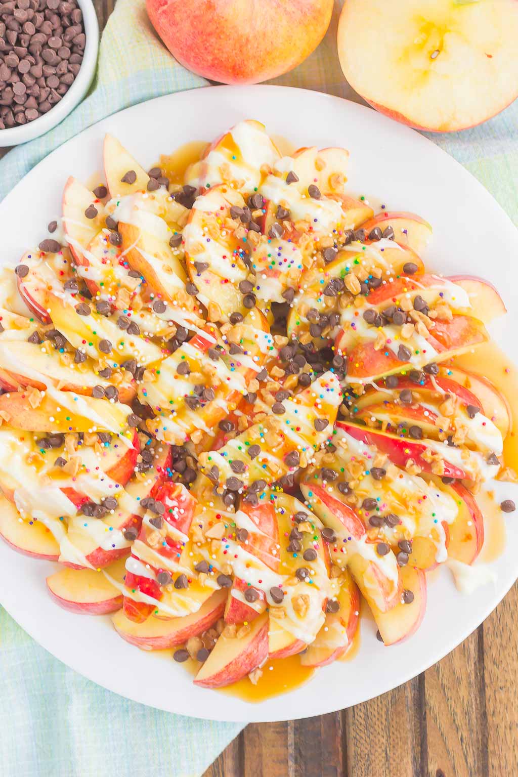 Caramel Apple Nachos