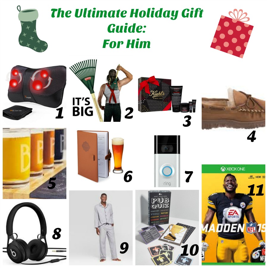 Shopping can be a daunting task, no matter the time of year or person who you're on the hunt for, so I'm here to make it a little easier on you! The Ultimate Holiday Gift Guide is perfect for him, her, stocking stuffers, foodie lover, book lover, and more!