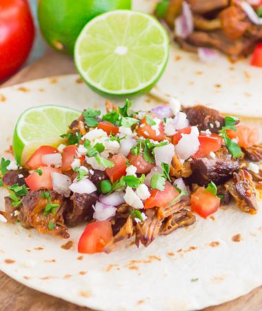 Honey Barbecue Pork Tacos are fast, fresh, and loaded with flavor. Made with just a few ingredients and ready in no time, this is the perfect meal to enjoy when you don't want to spend hours in the kitchen!