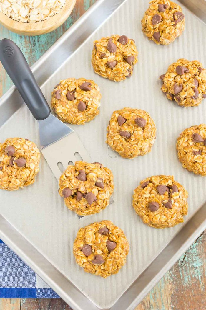 No Bake Almond Butter Oatmeal Cookies Pumpkin 'N Spice