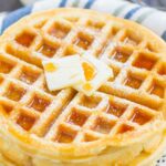 Fluffy Belgian Waffles are crispy on the outside, tender on the inside, and so easy to make. Just a few ingredients is all it takes to whip up these golden waffles, all with ingredients you have in your kitchen!