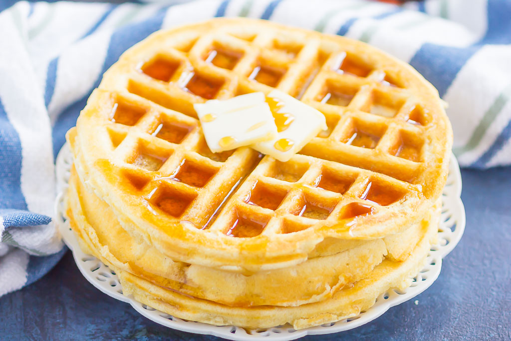 Fluffy Belgian Waffles (Homemade & So Easy!) - Pumpkin 'N Spice