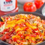 Loaded Cheeseburger Fries taste just like your favorite burger, but in appetizer form. These fries are topped with the classic ingredients of a cheeseburger and are baked to perfection. Easy to make and even better to eat, you'll love the crispy, crunchy, cheesy taste of this fun snack!