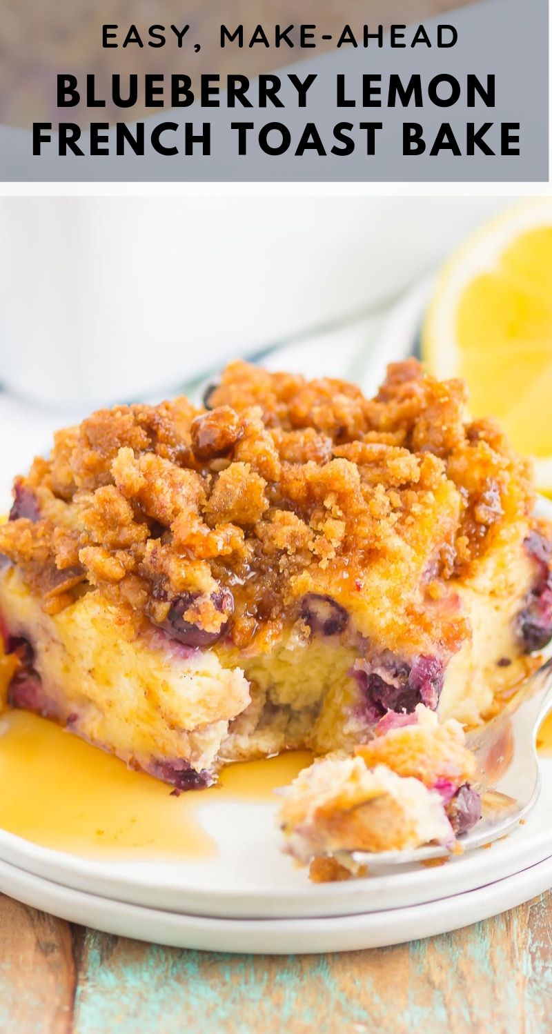 Blueberry Lemon French Toast Bake Pumpkin 'N Spice