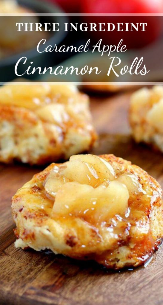 These Easy Caramel Apple Cinnamon Rolls are soft, fluffy, and bursting with fall flavors! They're loaded with a rich caramel sauce and apple slices, making a great breakfast or dessert. By using a pre-made dough and apple pie filling, these apple cinnamon rolls are ready in no time!  #caramel #apple #caramelapple #caramelappledessert #cinnamonrolls #easycinnamonrolls #fallbreakfast #fallbreakfastideas #falldessertrecipes #falldessert #applebreakfast #appledessert #breakfast #dessert #fallrecipes