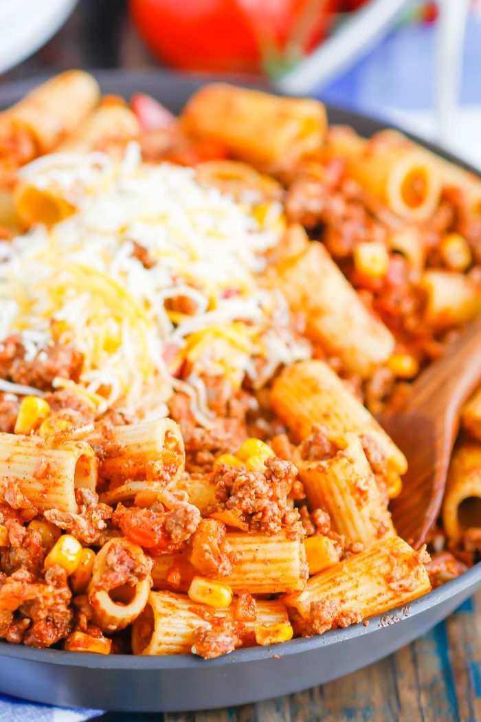 Easy Chili Pasta Recipe Pumpkin 'N Spice