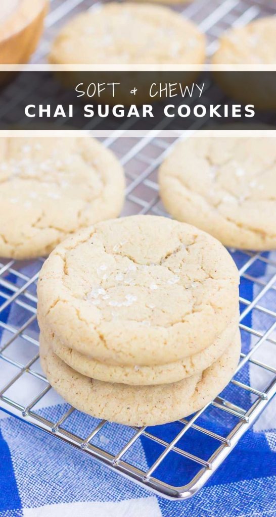 pin for chai spiced sugar cookies