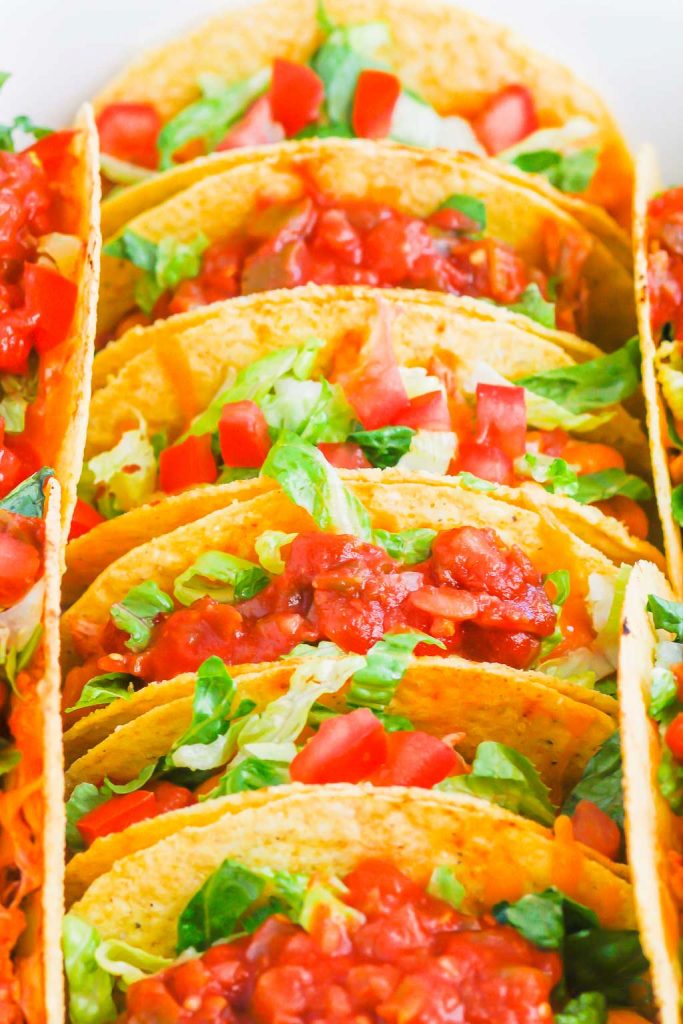 Tacos de pollo al horno