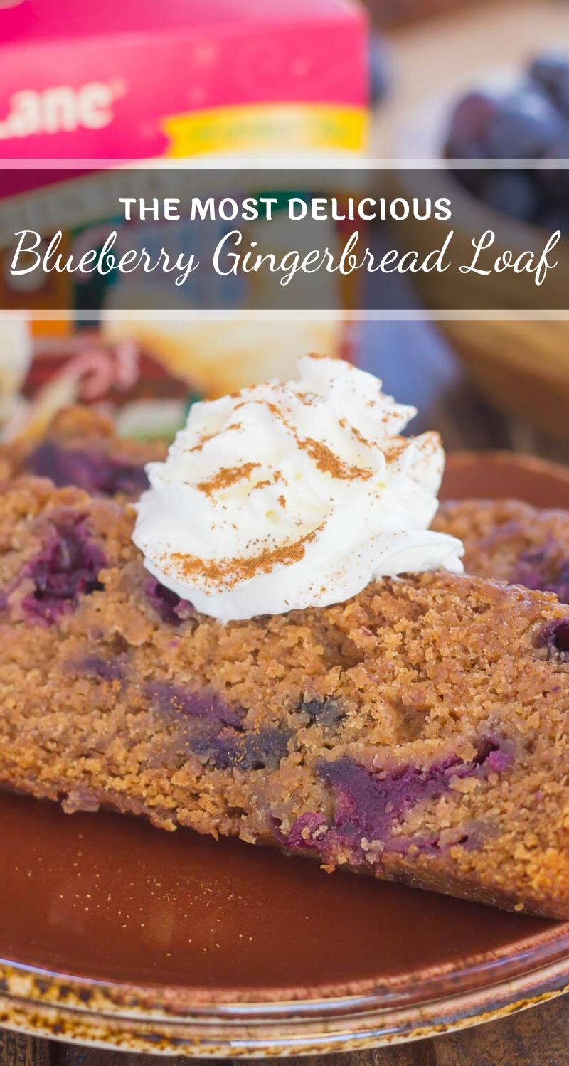 Blueberry Gingerbread Loaf - Pumpkin 'N Spice