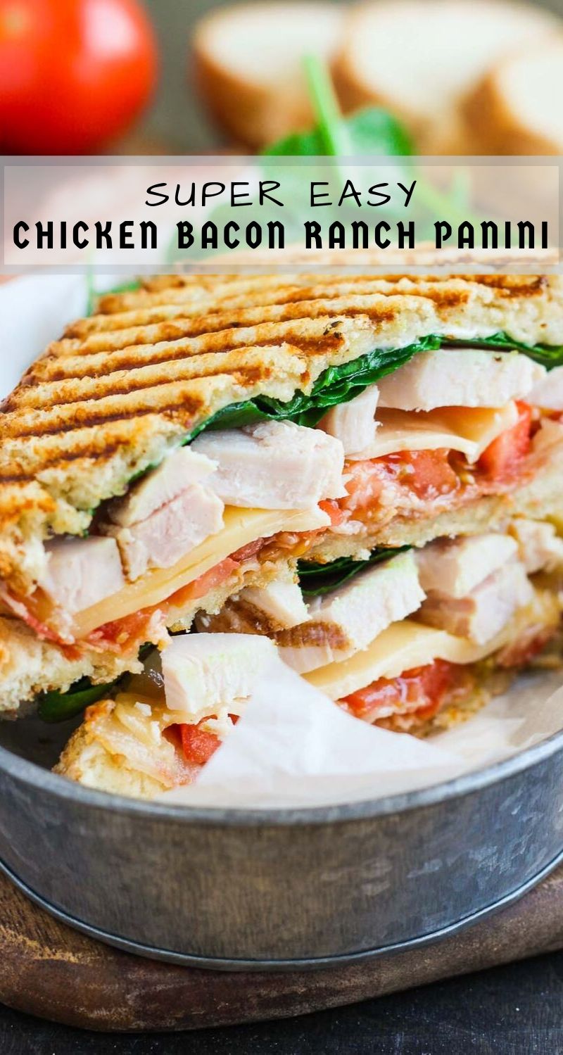 Easy Chicken Panini with Bacon & Ranch - Pumpkin 'N Spice