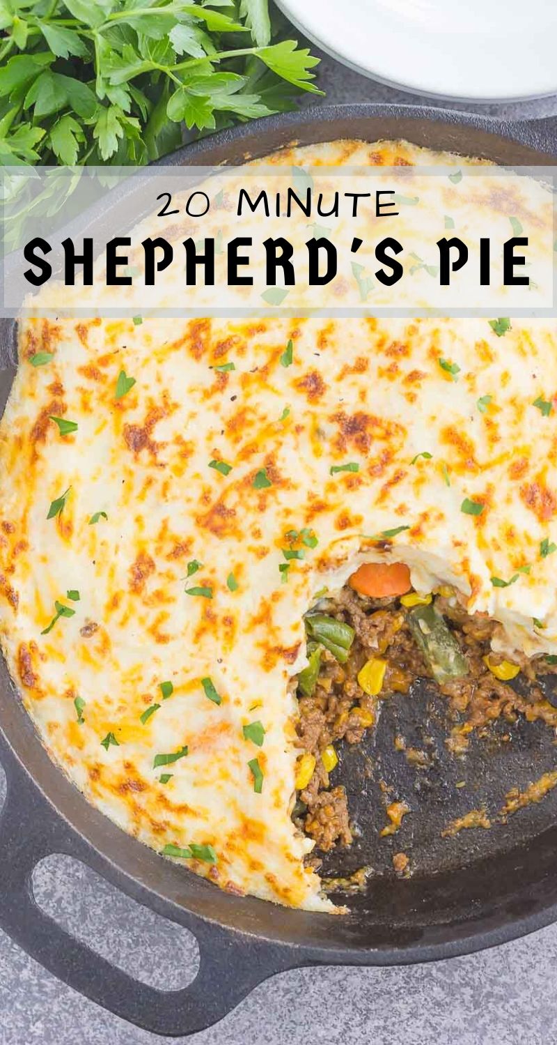 Simple Shepherd's Pie Recipe (in a Skillet!) - Pumpkin 'N Spice