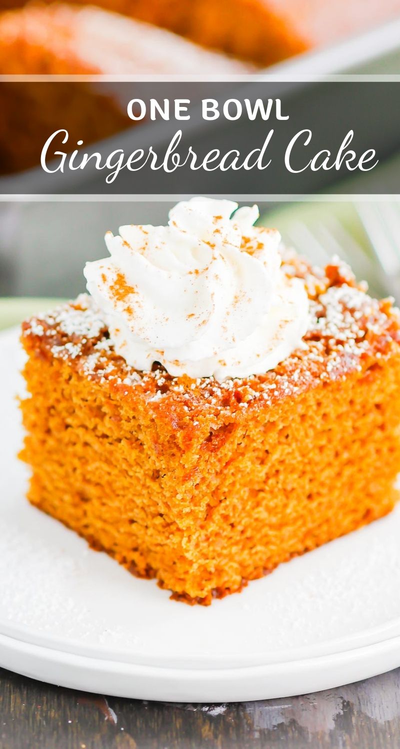 Easy Gingerbread Cake Recipe Pumpkin 'N Spice