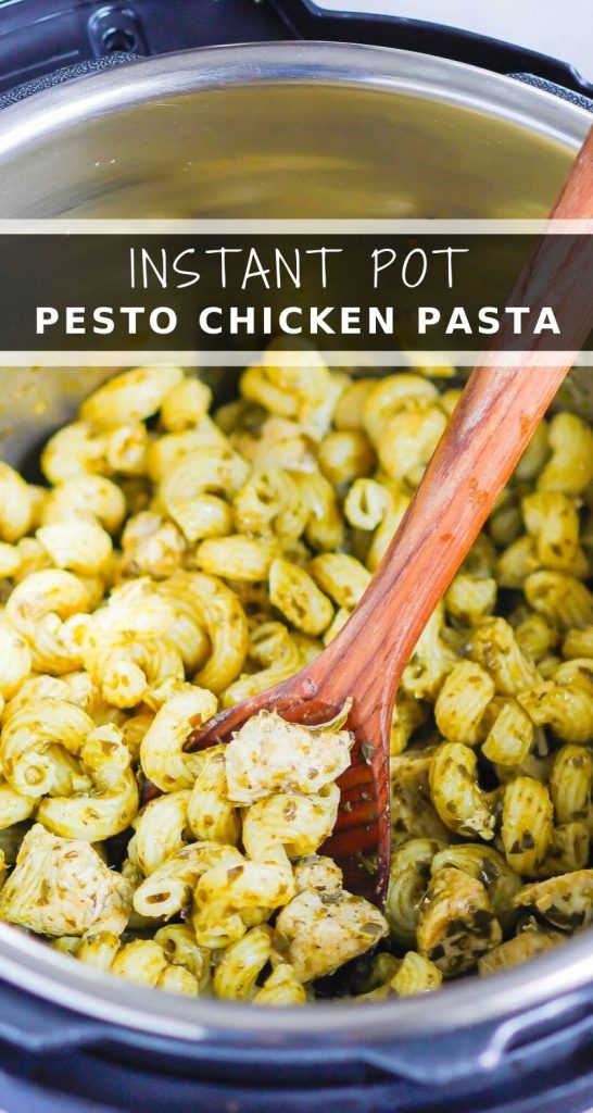 Instant Pot Pesto Chicken with Pasta is a delicious weeknight meal that combines the bright basil and garlic flavor of pesto with easy to cook chicken and pasta. The entire meal made in your Instant Pot in a little more than 30 minutes makes this a perfect weeknight recipe! 