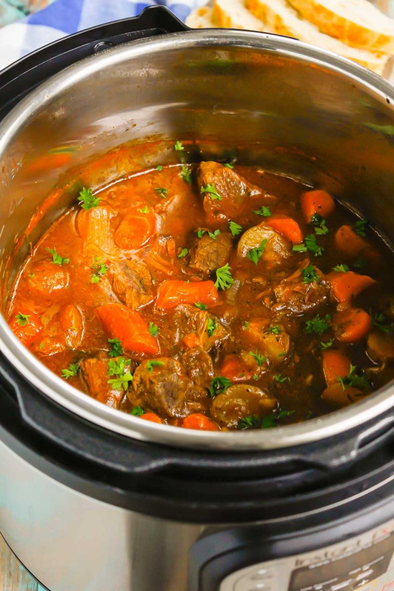 Instant Pot Beef Stew Recipe (Ready in 1 Hour!) - Pumpkin 'N Spice