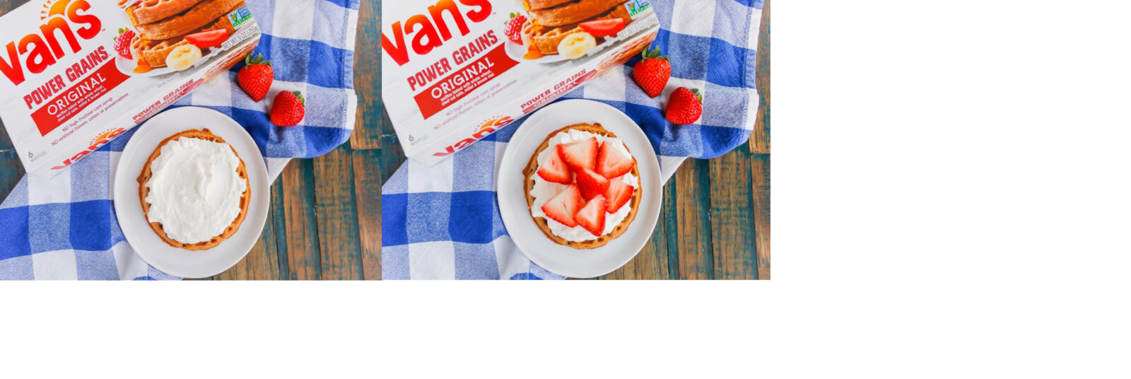 Strawberry Shortcake Waffles make a deliciously sweet and easy breakfast. Made with fresh strawberries, and whipped cream sweetened with honey, this dish is the perfect way to start your day!