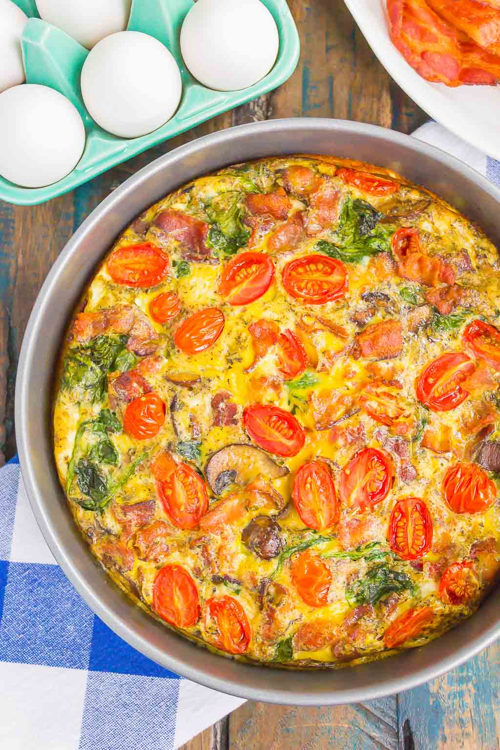 Bacon and Tomato Frittata