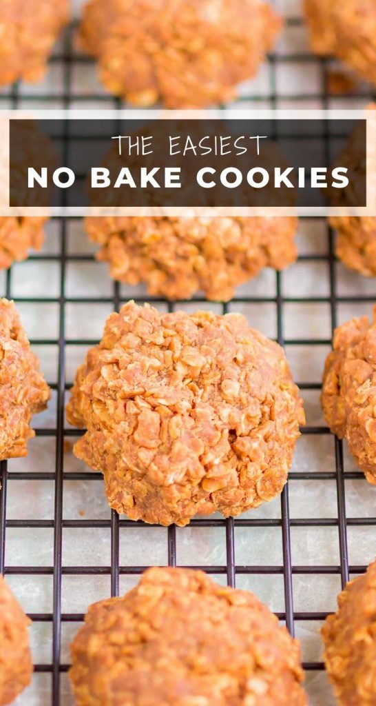 Chocolate No Bake Cookies are the easiest, most delicious cookies. With no oven needed and just a few ingredients, these cookies are soft, chewy and ready in no time!