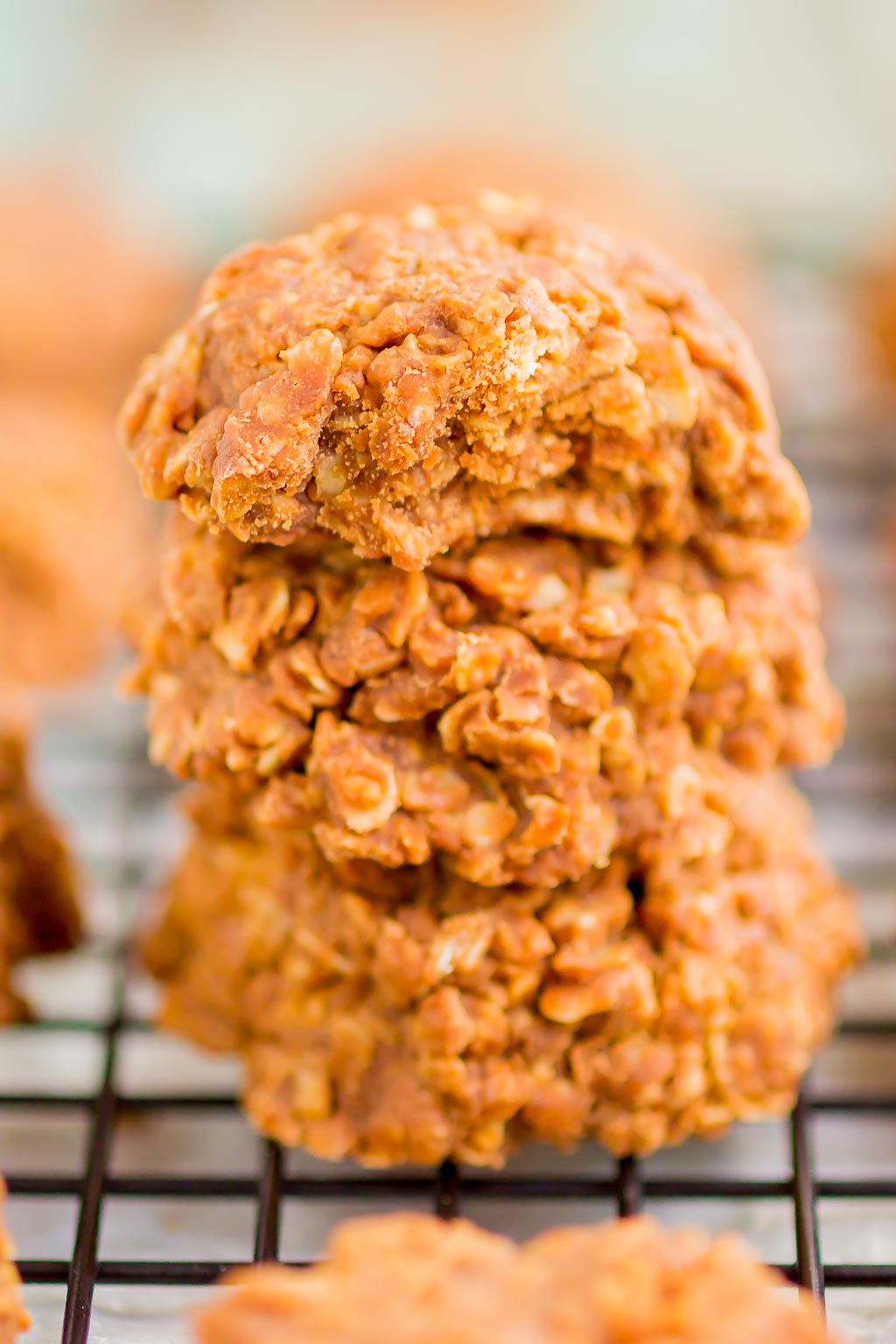 Chocolate No Bake Cookies are the easiest, most delicious cookies. With no oven needed and just a few ingredients, these cookies are soft, chewy and ready in no time!