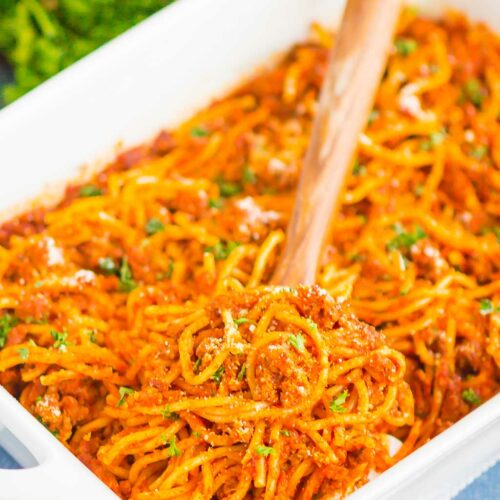 Easy Baked Spaghetti