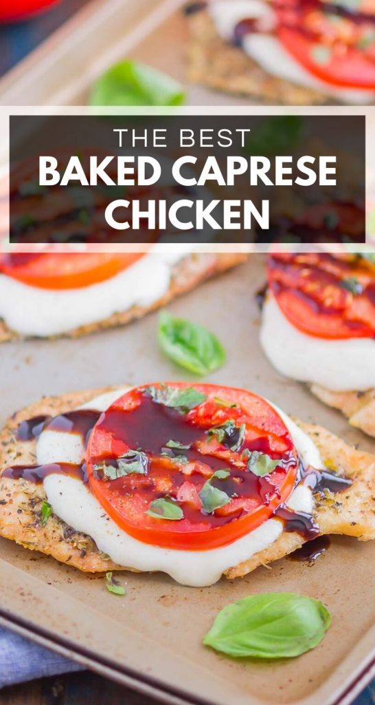 Baked Caprese Chicken