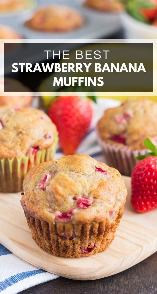 Strawberry Banana Muffins