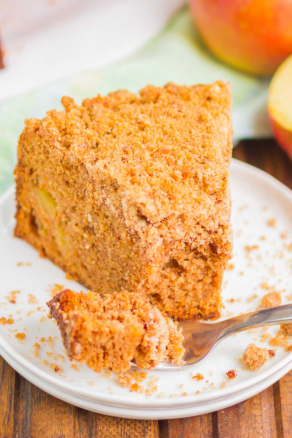 Apple Coffee Cake with Streusel Topping