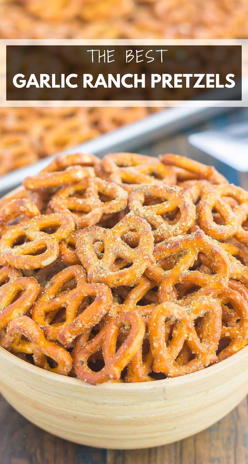 Garlic Ranch Pretzels Recipe (So Easy!) Pumpkin 'N Spice