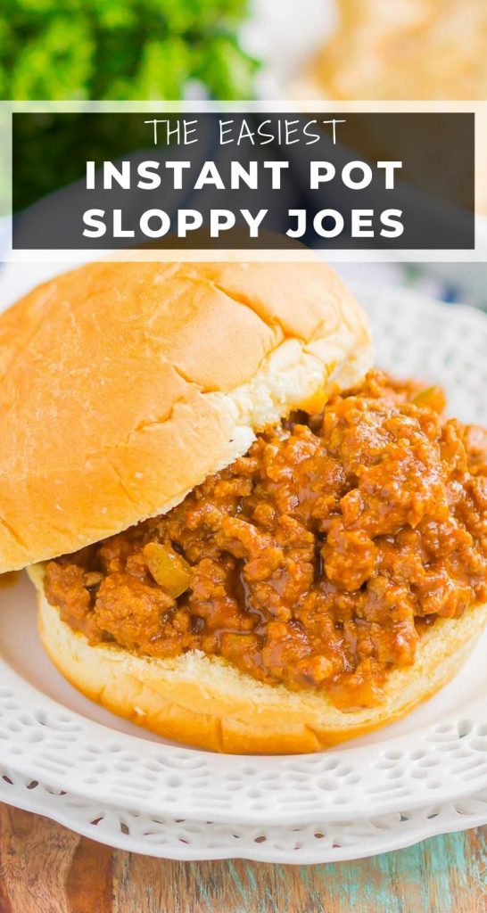 Instant Pot Sloppy Joes