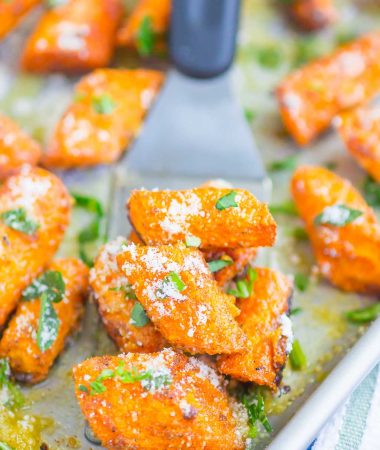 Roasted Garlic Parmesan Carrots