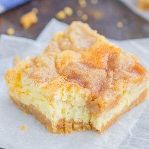 Snickerdoodle Cheesecake Bars