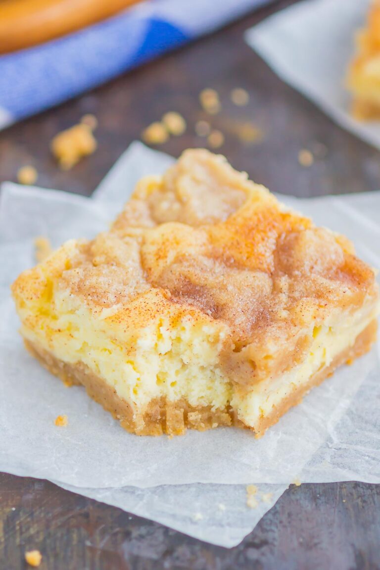 Snickerdoodle Cheesecake Bars Pumpkin 'N Spice