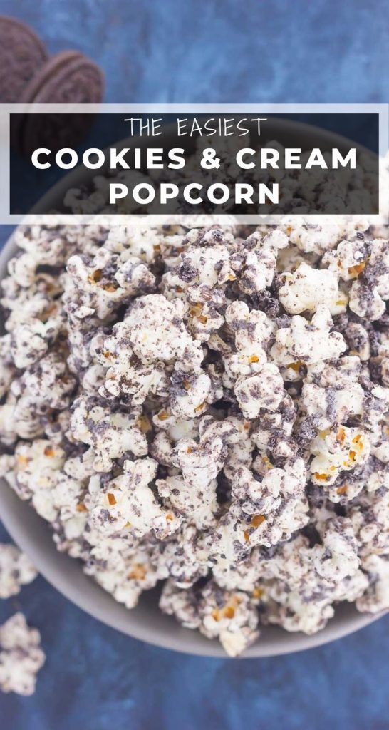 Cookies and Cream Popcorn