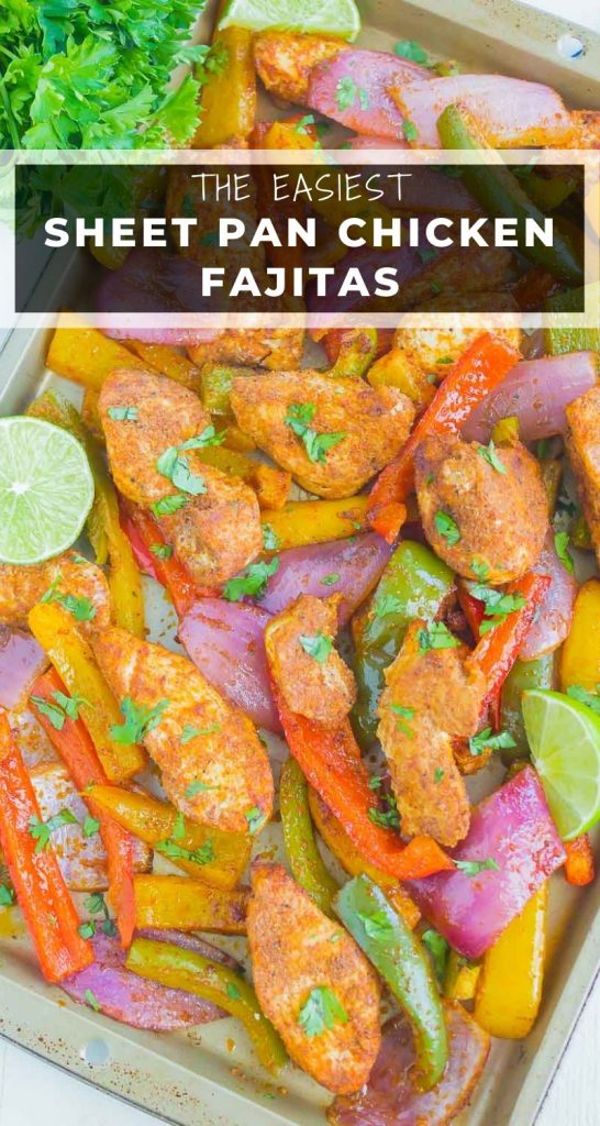 Sheet Pan Chicken Fajitas