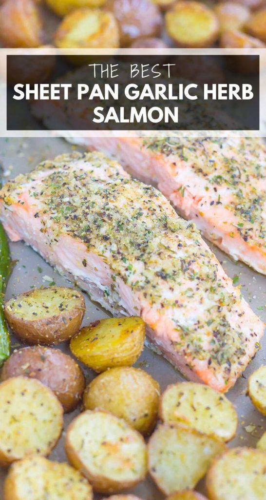 Sheet Pan Garlic Herb Salmon