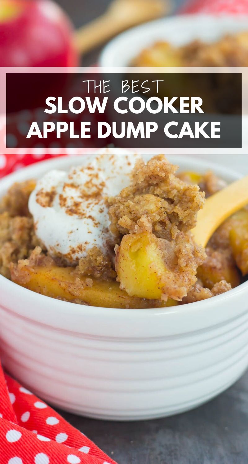 Apple Cinnamon Crockpot Dump Cake Recipe Pumpkin 'N Spice
