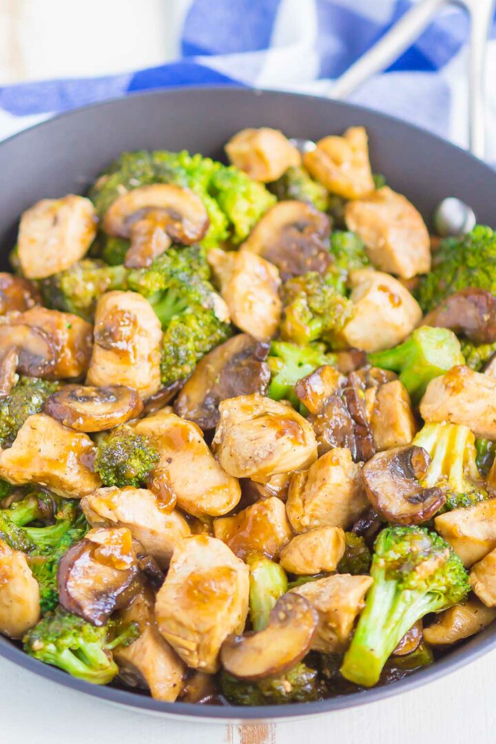 Chicken and Broccoli Stir Fry Pumpkin 'N Spice