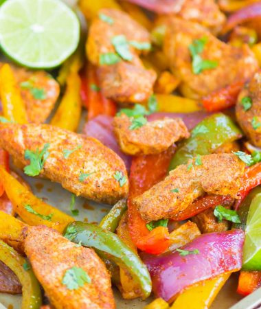 Sheet Pan Chicken Fajitas