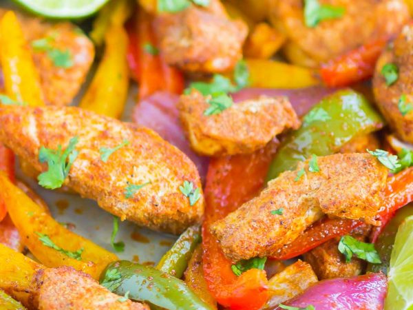 Sheet Pan Chicken Fajitas