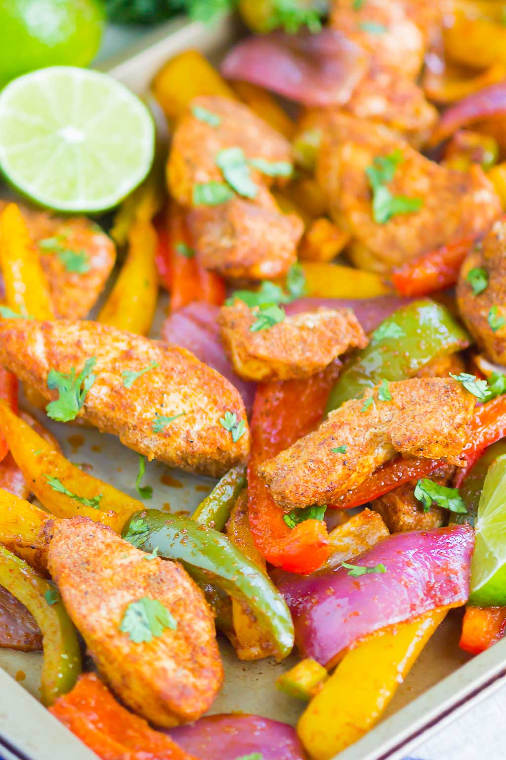 Sheet Pan Chicken Fajitas