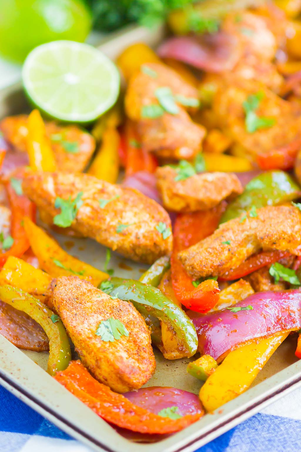 Sheet Pan Chicken Fajitas