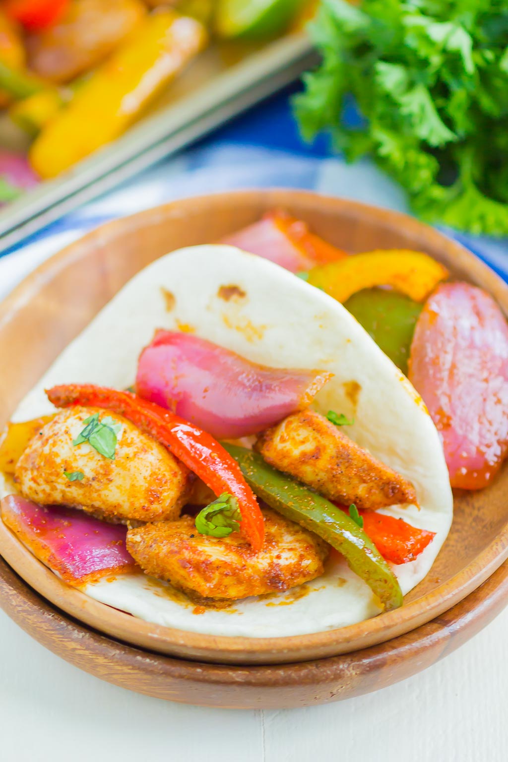 Sheet Pan Chicken Fajitas