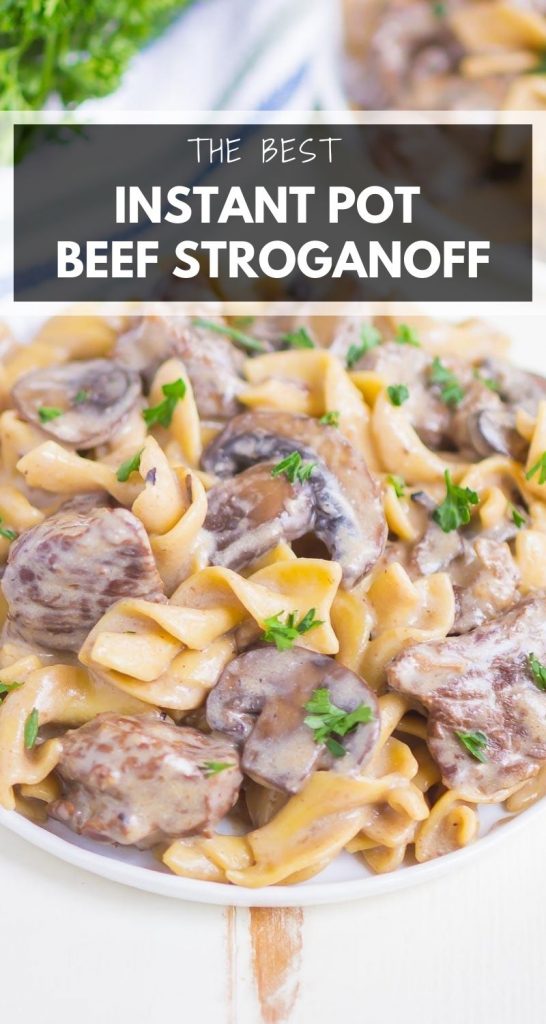 Instant Pot Beef Stroganoff