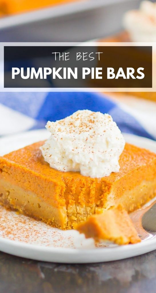 Pumpkin Pie Bars