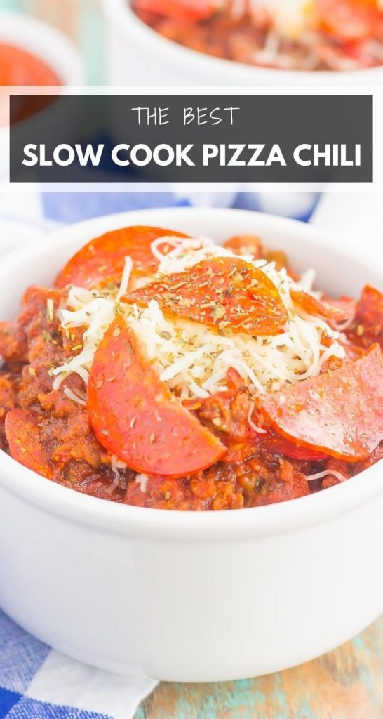 Slow Cooker Pizza Chili