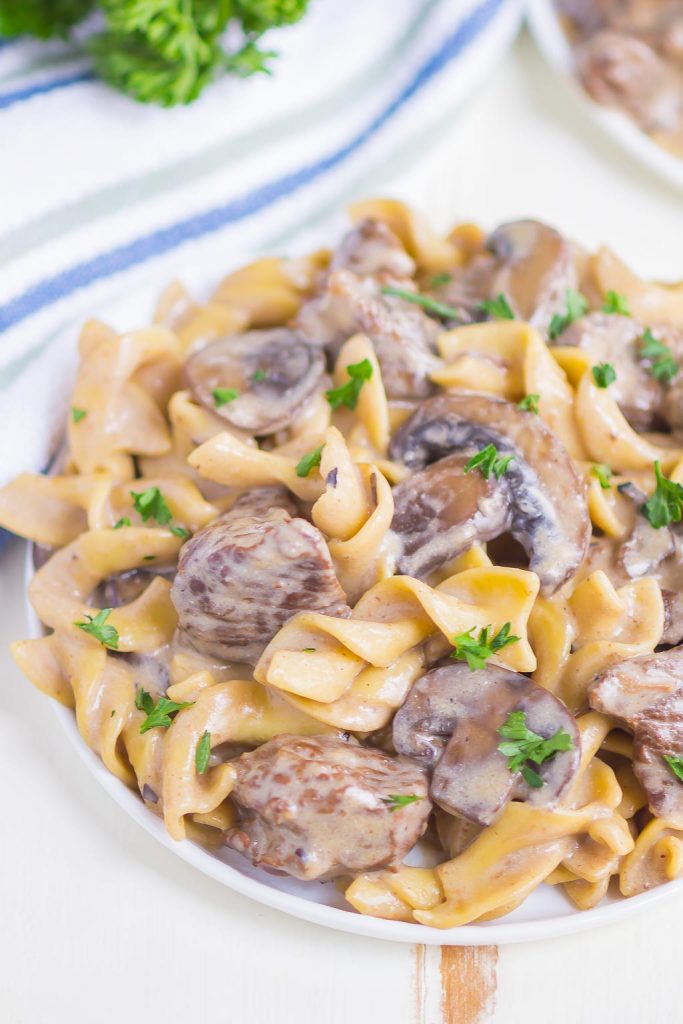 Instant Pot Beef Stroganoff