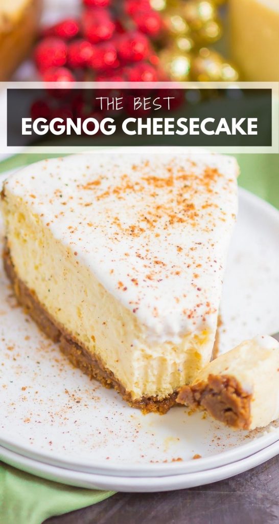 Eggnog Cheesecake