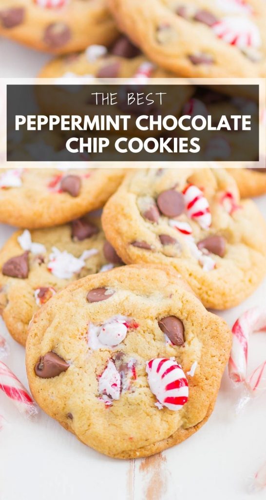 Peppermint Chocolate Chip Cookies